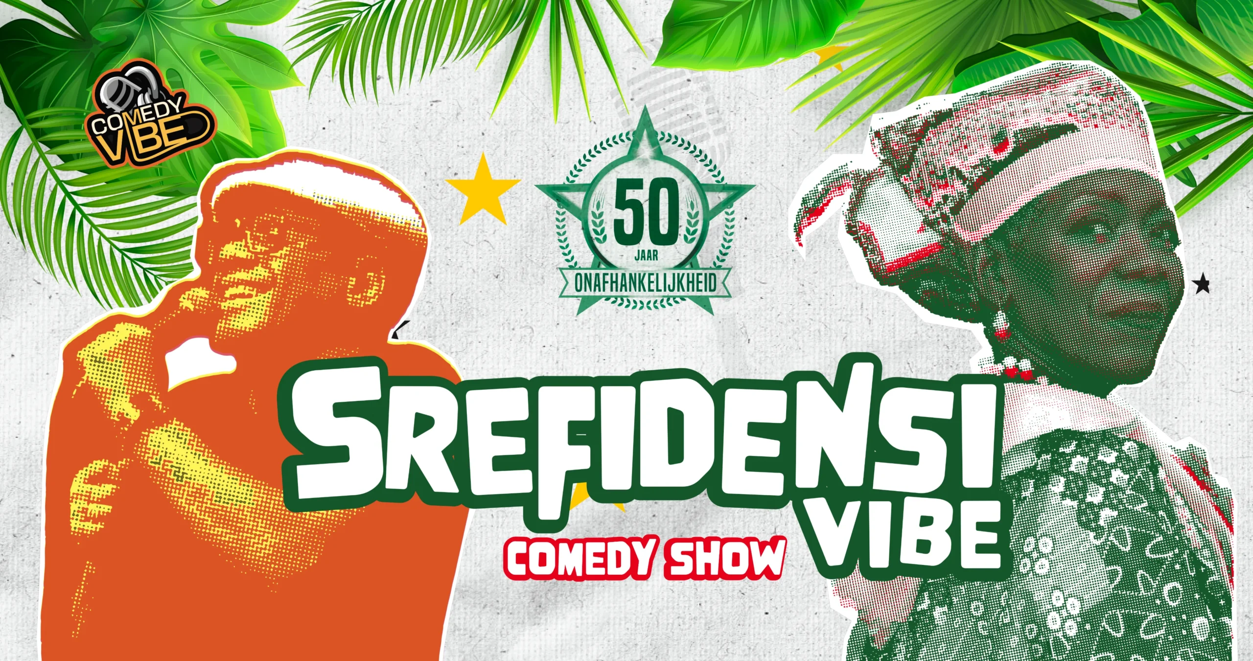 Srefidensi 50 Jaar 7 december 2025 – Een Jubileumshow Vol Humor in Musis Stadstheater Arnhem!